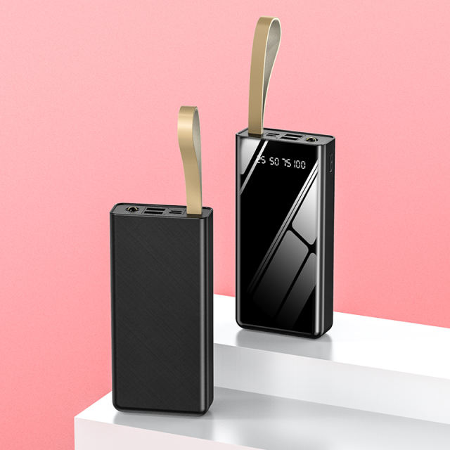 20,000mAh UIltra-large Capacity New Mirror Screen Power Bank RC-P210