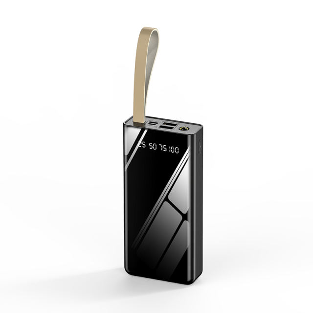 20,000mAh UIltra-large Capacity New Mirror Screen Power Bank RC-P210