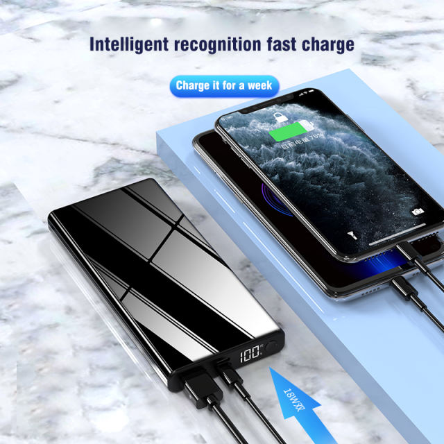 10,000mAh full mirror screen power bank RC-P131