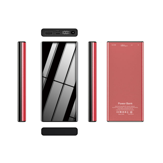10,000mAh full mirror screen power bank RC-P131