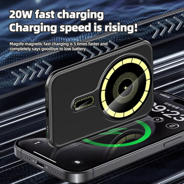 5,000mAh Ultra-thin Magnetic Wireless fast charging Power Bank RC-WP024