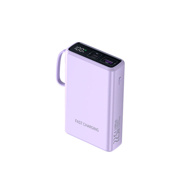 22.5W Super Fast Charge  Built in three cables Power Bank RC-PD50