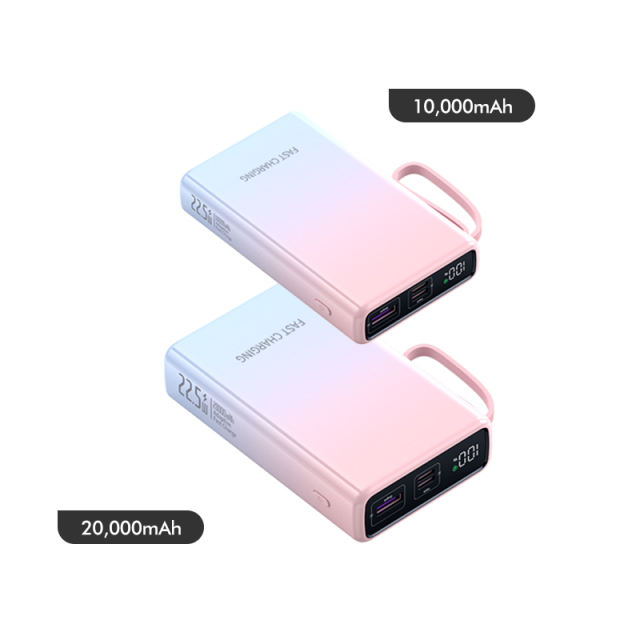 22.5W Super Fast Charge  Built in three cables Power Bank RC-PD50