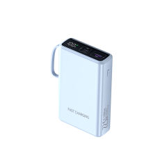 22.5W Super Fast Charge  Built in three cables Power Bank RC-PD50