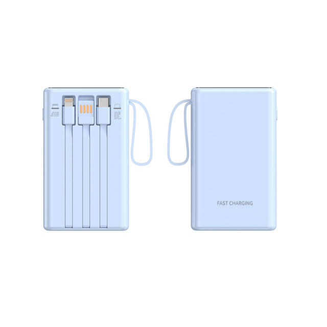 22.5W Super Fast Charge  Built in three cables Power Bank RC-PD50