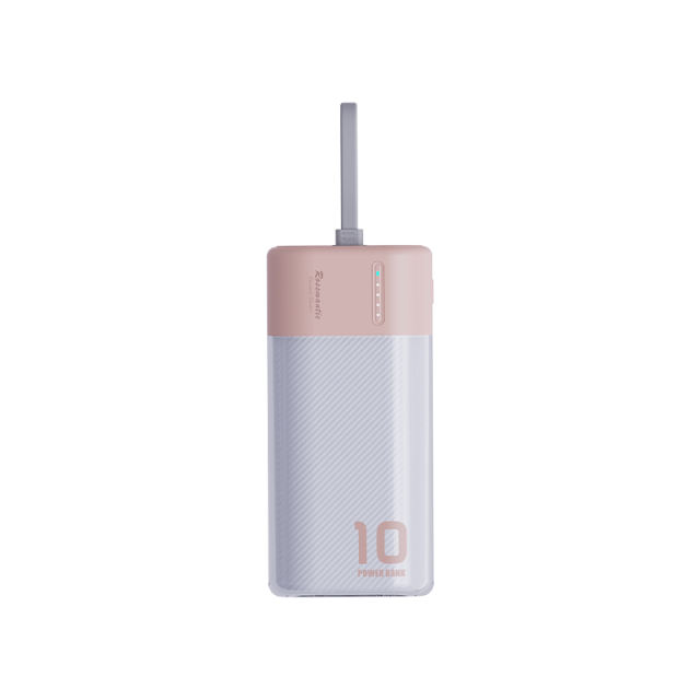 22.5W Super Fast Charge  Built in Cable 10,000mAh Power Bank RC-PD52