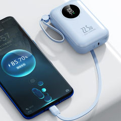22.5W Super Fast Charge  Built in Three Cables 10,000mAh Power Bank RC-PD51