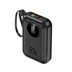 22.5W Super Fast Charge  Built in Three Cables 10,000mAh Power Bank RC-PD51