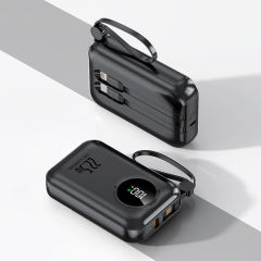 22.5W Super Fast Charge  Built in Three Cables 10,000mAh Power Bank RC-PD51