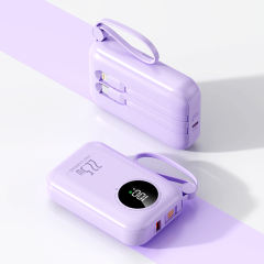 22.5W Super Fast Charge  Built in Three Cables 10,000mAh Power Bank RC-PD51