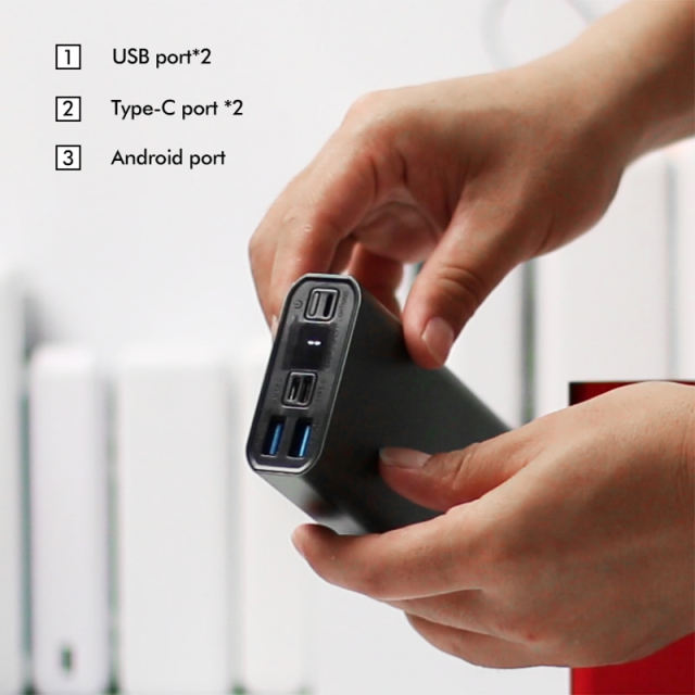 22.5W Super Fast Charge 20,000mAh large Capacity Power Bank RC-PD55