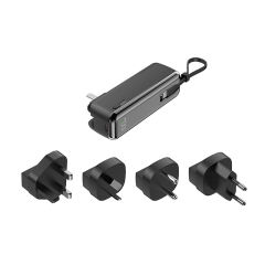Folding AC-plug built in cables 22.5W Super Fast Charging 5,000mAh Power Bank RC-PD59