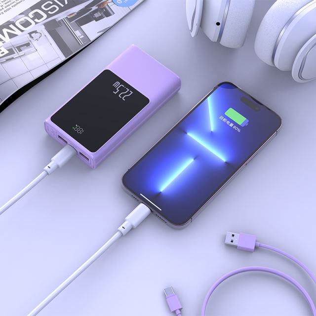 22.5W Super Fast Charge  LED Digital Display 10,000mAh Power Bank RC-PD56