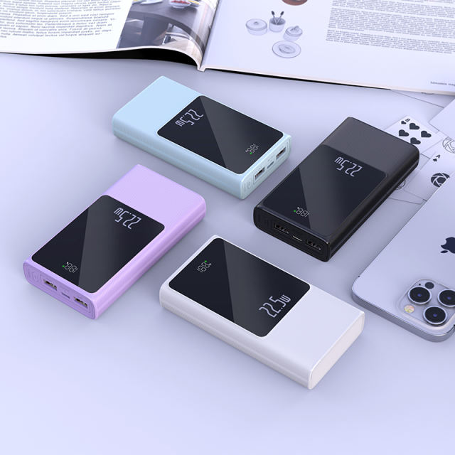 22.5W Super Fast Charge  LED Digital Display 10,000mAh Power Bank RC-PD56
