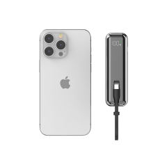 Folding AC-plug built in cables 22.5W Super Fast Charging 5,000mAh Power Bank RC-PD59