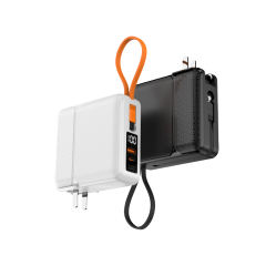 RC-PD61 Power Bank with Folding AC Plug and Built-in Cables RC-PD61