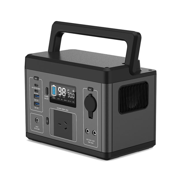 300W Outdoor Portable Power Station 80000mAh /3.7V Start Car Charging+Solar Panel Input RC-PP05