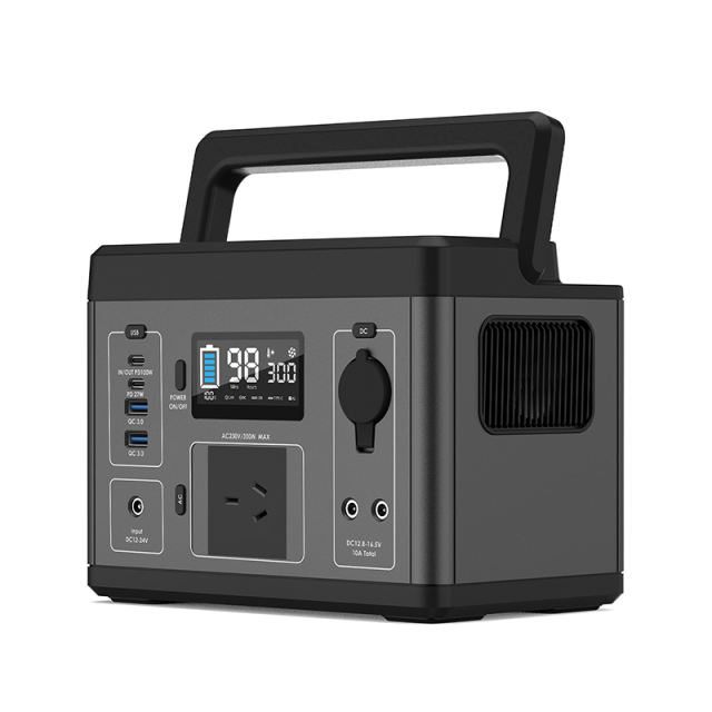 300W Outdoor Portable Power Station 80000mAh /3.7V Start Car Charging+Solar Panel Input RC-PP05