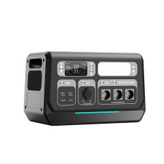 AC 2400W OUTPUT Outdoor Portable Power Station 640000mAh /3.2V Start Car Charging+Solar Panel Charging RC-PP08