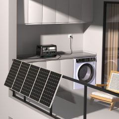 AC 2400W OUTPUT Outdoor Portable Power Station 640000mAh /3.2V Start Car Charging+Solar Panel Charging RC-PP08