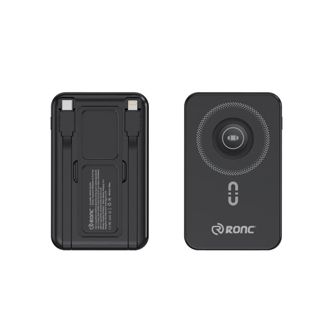 15W Magnetic Wireless Charging+PD20W Max Fast Charging Built-in 2 Cables Power Bank RC-WP030