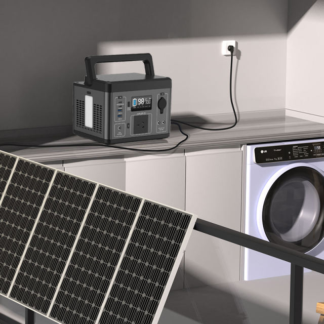 300W Outdoor Portable Power Station 80000mAh /3.7V Start Car Charging+Solar Panel Input RC-PP05