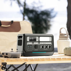 AC 2400W OUTPUT Outdoor Portable Power Station 640000mAh /3.2V Start Car Charging+Solar Panel Charging RC-PP08