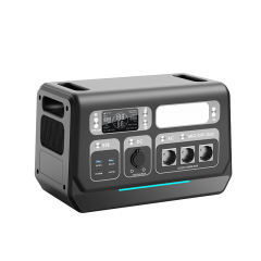AC 2400W OUTPUT Outdoor Portable Power Station 640000mAh /3.2V Start Car Charging+Solar Panel Charging RC-PP08
