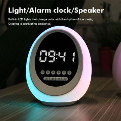 Light Boom Egg-shaped Colorful Bluetooth Speaker RC-Y73