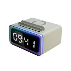 Light Boom Colorful Bluetooth Speaker with 10W Wireless Charging and RGB Lights RC-Y71