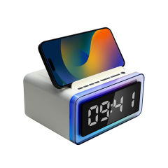 Light Boom Colorful Bluetooth Speaker with 10W Wireless Charging and RGB Lights RC-Y71