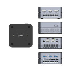 Gateway Mini PC T9-Pro: Dual LAN Mini PC &amp; Micro Server with Intel® N5095 Quad-Core Processor 16GB DDR5 Support, 2TB SSD, WiFi 6, and 1000M Ethernet RC-T9