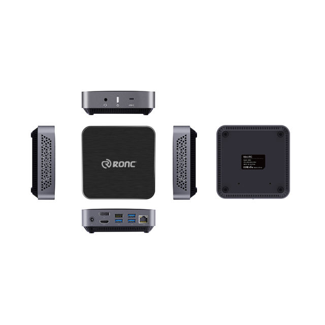 RC-AM02 Mini PC with AMD Athlon™ 300U Processor and Radeon™ Vega 3 Graphics，16GB DDR4 Support, 2TB SSD, WiFi 5