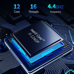 High-Performance Mini PC with Intel 12th Gen i5-1240P Processor and Expandable Storage RC- AD16