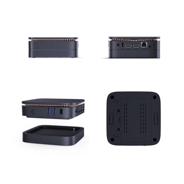 RC-AK1 Mini PC -Intel® Processor N95 M 2*DDR4 MaX to 64GB Intel® UHD Graphics 1*M2 2280 NVME/NGFF 2TB SSD M.2 wifi 5/ wifi 6 1000M Ethernet VESA Mount