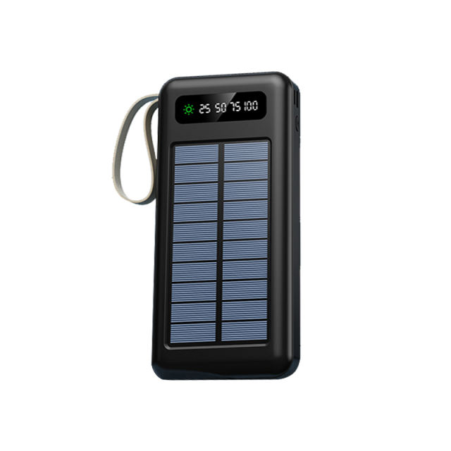10,000/20,000mAh Solar charging Built in four cables power bank, Outdoor portable power bank RC-P139