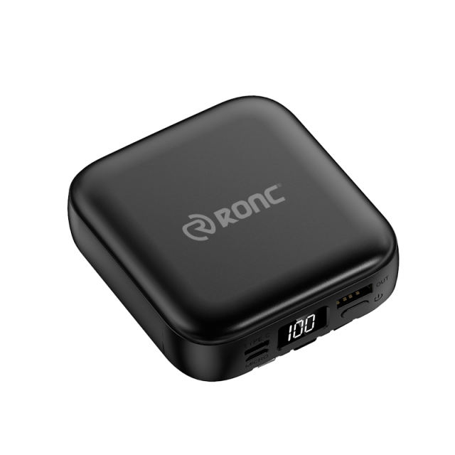 10,000mAh Square Power Bank  with 3 Cables and a Makeup Mirror，Portable Power Bank RC-P132