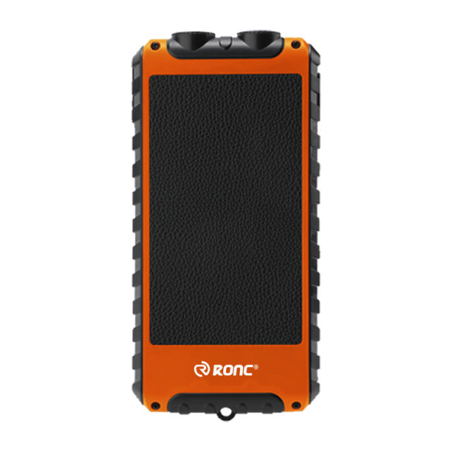 10,000mAh solar power bank featuring two spotlights and a built-in compass Outdoor portable power bank RC-P133
