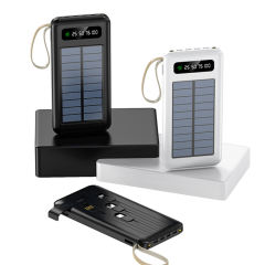 10,000/20,000mAh Solar charging Built in four cables power bank, Outdoor portable power bank RC-P139