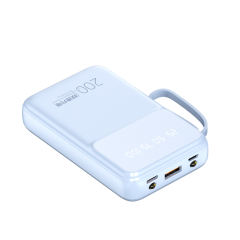 10,000mAh Colorful Mini Power bank  fast charging Built in 3 Cables RC-P142
