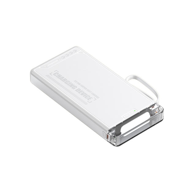 Lighthouse 10,000mAh Power Bank with LED light, Built-in four Cables, and Fast Charging RC-P145