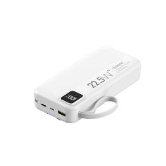 10,000/20,000/30,000mAh Power Bank with 22.5W/PD 20W Super Fast Charging and Built-in Dual Cables RC-PD65
