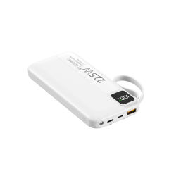 10,000/20,000/30,000mAh Power Bank with 22.5W/PD 20W Super Fast Charging and Built-in Dual Cables RC-PD65