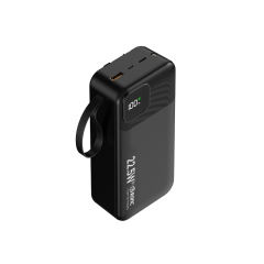 10,000/20,000/30,000mAh Power Bank with 22.5W/PD 20W Super Fast Charging and Built-in Dual Cables RC-PD67