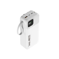 10,000/20,000/30,000mAh Power Bank with 22.5W/PD 20W Super Fast Charging and Built-in Dual Cables RC-PD67