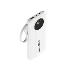 10,000/20,000/30,000mAh Power Bank with 22.5W/PD 20W Super Fast Charging and Built-in Dual Cables RC-PD68
