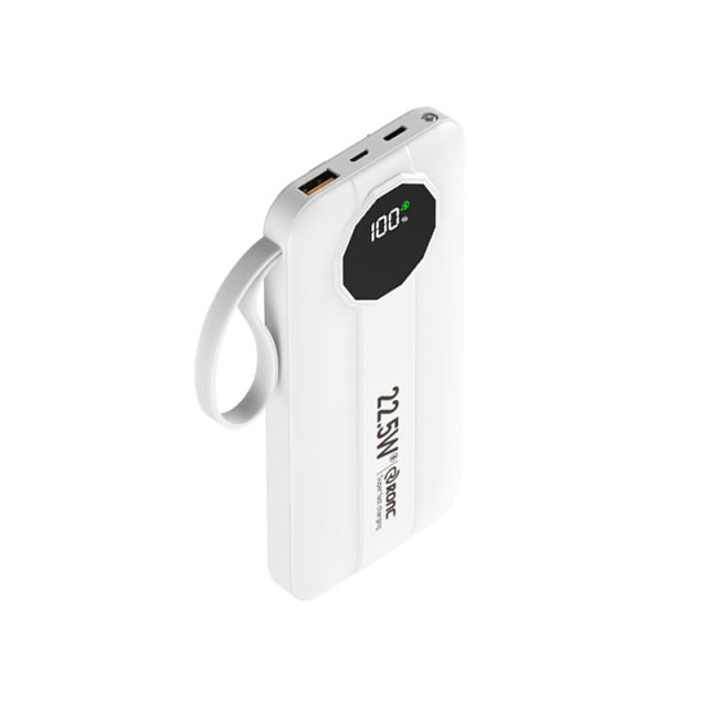 10,000/20,000/30,000mAh Power Bank with 22.5W/PD 20W Super Fast Charging and Built-in Dual Cables RC-PD68