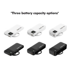 10,000/20,000/30,000mAh Power Bank with 22.5W/PD 20W Super Fast Charging and Built-in Dual Cables RC-PD67