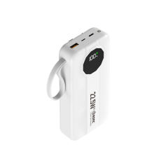 10,000/20,000/30,000mAh Power Bank with 22.5W/PD 20W Super Fast Charging and Built-in Dual Cables RC-PD68