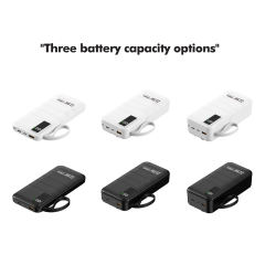 10,000/20,000/30,000mAh Power Bank with 22.5W/PD 20W Super Fast Charging and Built-in Dual Cables RC-PD70